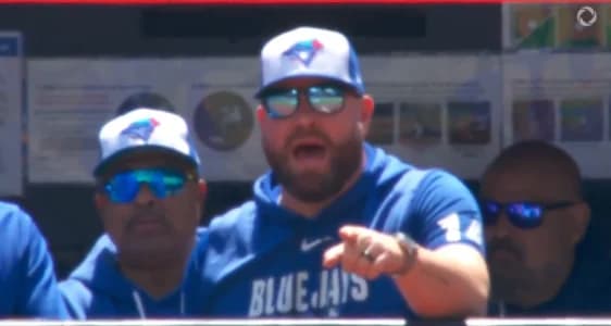 John Schneider snaps at Marlins pitcher