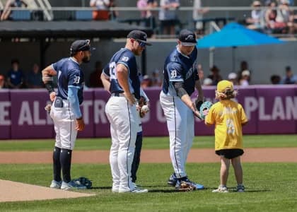 Scenes from Detroit Tigers pitcher Tarik Skubal's rehab start with the West Michigan Whitecaps on Sunday, June 7, at LMCU Ballpark in Comstock Park