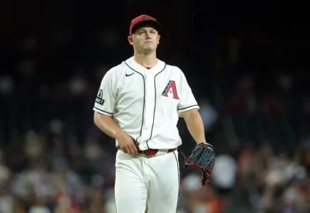 Arizona Diamondbacks pitcher Paul Sewald against the San Diego Padres at Chase Field
