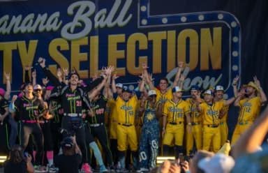 The Party Animals and Savannah Bananas announce the first international games to be played in Mexico during the Banana Ball City Selection Show on Thursday, October 15, 2026 at Historic Grayson Stadium.